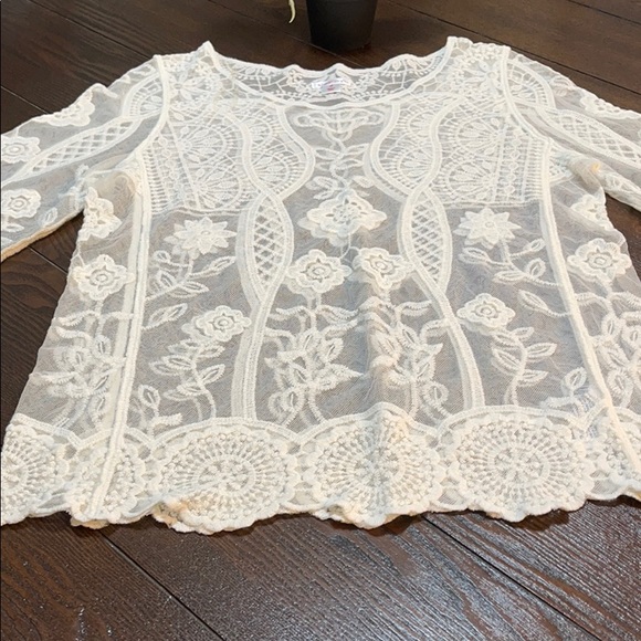 NWT Xhilaration Lacey top - Picture 3 of 4